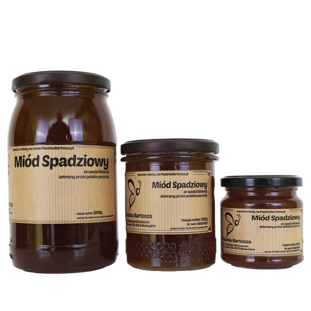 Miód spadziowy ze spadzi liściastej 1200 g