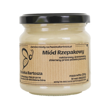 Miód rzepakowy kremowany 250 g