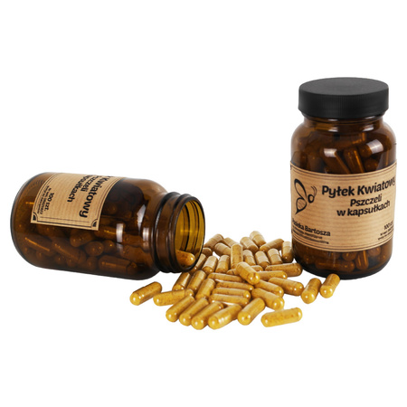 Pyłek kwiatowy pszczeli w kapsułkach