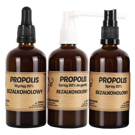 Propolis bezalkoholowy krople 100ml