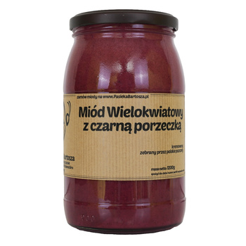 Miód wielokwiatowy z czarną porzeczką 1200 g