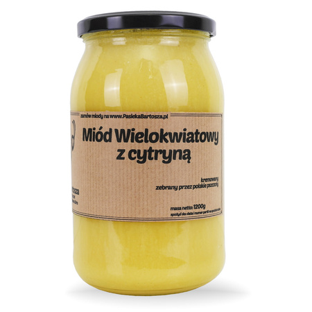 Miód wielokwiatowy z cytryną 1200 g