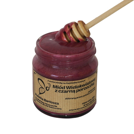 Miód wielokwiatowy z czarną porzeczką 250 g