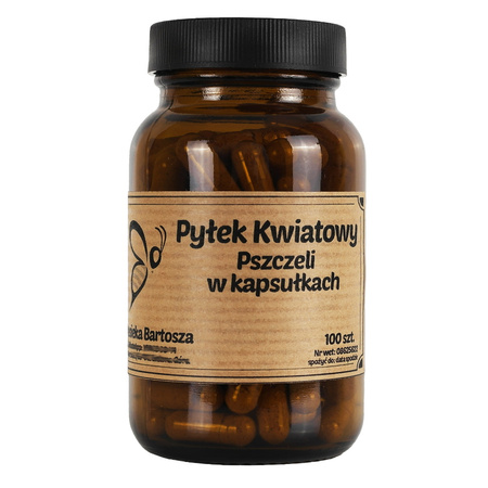 Pyłek kwiatowy pszczeli w kapsułkach