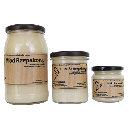 Miód rzepakowy kremowany 500 g