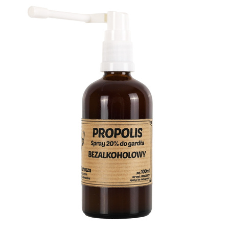 Propolis bezalkoholowy do gardła 100ml