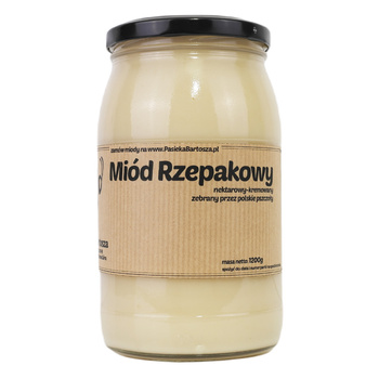 Miód rzepakowy kremowany 1200 g