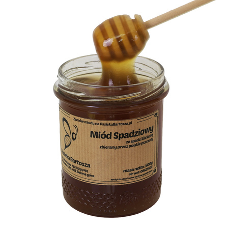 Miód spadziowy ze spadzi liściastej 500 g