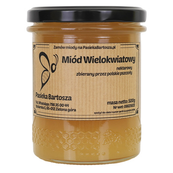 Miód wielokwiatowy 500 g