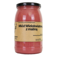 Miód wielokwiatowy z maliną 1200 g